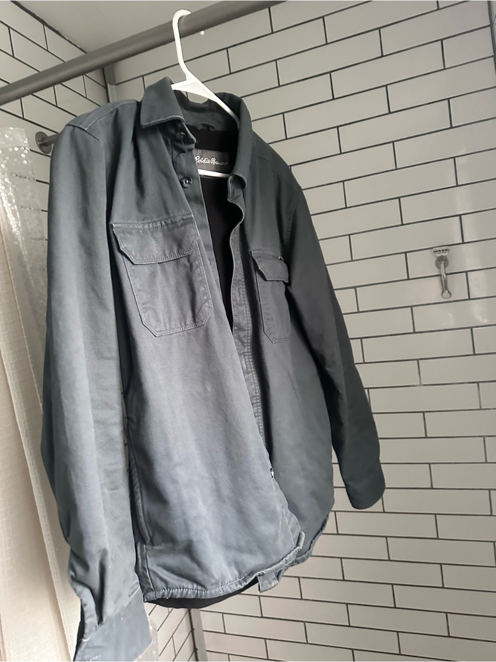 Men's Black Workshirt Jacket - Eddie Bauer
